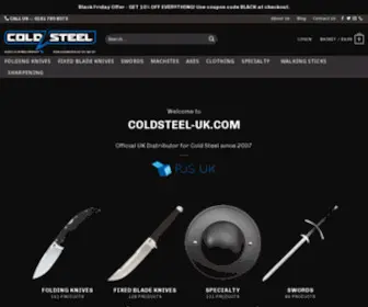 Coldsteel-UK.com(Cold Steel UK) Screenshot