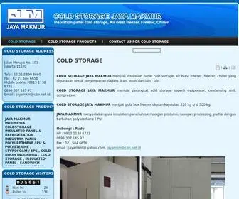 Coldstoragejayamakmur.com(COLD STORAGE) Screenshot