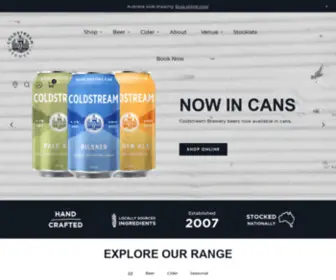 Coldstreambrewery.com.au(Coldstream Brewery) Screenshot