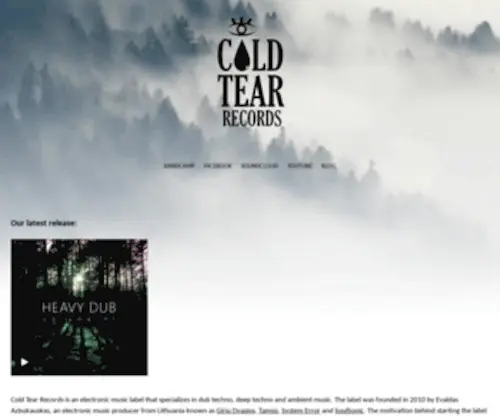 Coldtear.com(Cold Tear Records) Screenshot