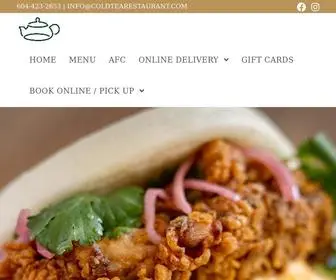 Coldtearestaurant.com(Vancouver based) Screenshot