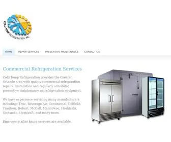 Coldtemprefrigeration.com(Cold Temp Refrigeration) Screenshot