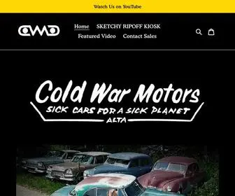 Coldwarmotors.com(Cold War Motors Sketchy Ripoff Kiosk) Screenshot