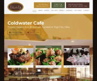 Coldwater-Cafe.com(Coldwater Cafe Restaurant & Catering) Screenshot