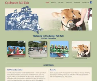 Coldwaterfallfair.com(Coldwater Fall Fair) Screenshot