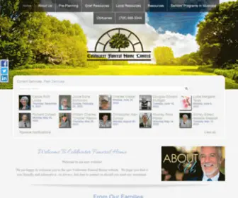 Coldwaterfuneralhome.com(Coldwater Funeral Home located in Coldwater) Screenshot