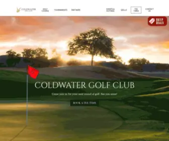 Coldwatergolfclub.com(Coldwater Golf Club) Screenshot