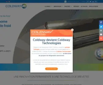 Coldway.com(Spécialiste de la chaîne du froid) Screenshot