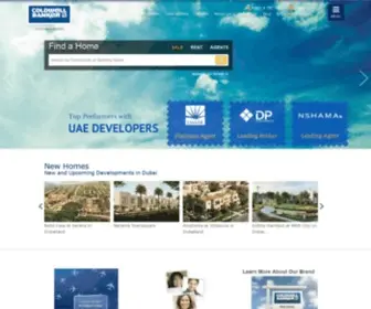 Coldwellbanker.ae(New Development Housing And Real Estate Construction Projects in Dubai UAE) Screenshot