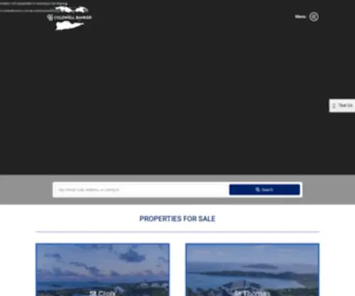 Coldwellbankervi.com(Croix Real Estate l Virgin Islands Real Estate from Coldwell Banker) Screenshot
