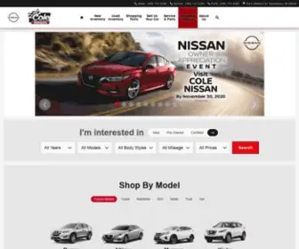 Cole-Nissan.com(Cole Nissan) Screenshot