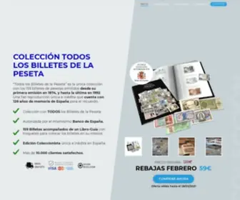 Coleccionbilletesdelapeseta.com(Todos los Billetes de la Peseta) Screenshot