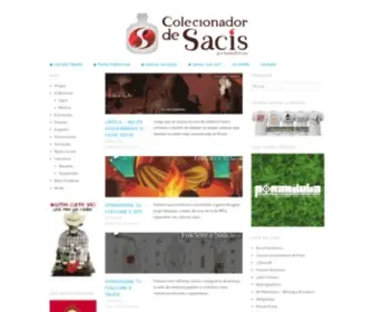 Colecionadordesacis.com.br(Colecionador de Sacis) Screenshot