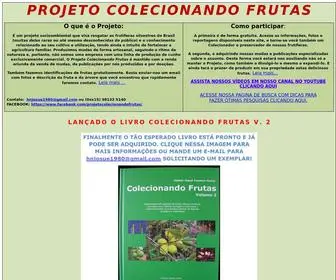 Colecionandofrutas.com.br(PROJETO COLECIONANDO FRUTAS) Screenshot