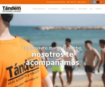 Colectivotandem.com(Viajes de fin de curso y programas educativos) Screenshot