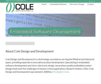 Coledd.com(Cole Design and Development) Screenshot