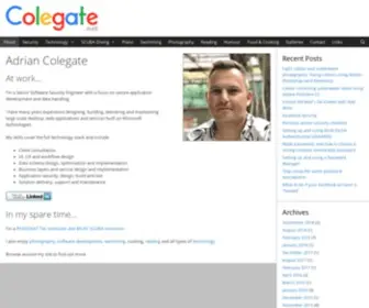 Colegate.net(Adrian Colegate) Screenshot