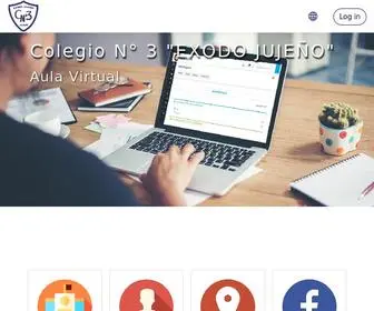 Colegio-Panda.com(  NOMBRE: COLEGIO Nº 3 “ÉXODO JUJEÑO” DOMICILIO) Screenshot