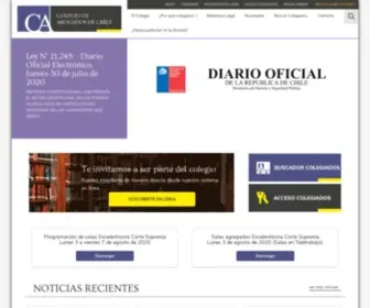 Colegioabogados.cl(Colegio de Abogados) Screenshot