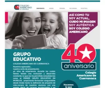 Colegioamericano.edu.mx(GRUPO EDUCATIVO) Screenshot