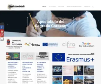 Colegioapostolado.com(Colegio Bilingüe Apostolado de Ceceñas) Screenshot