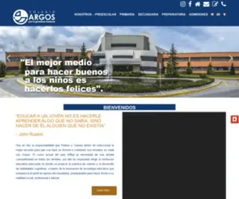 Colegioargos.edu.mx(Colegio en Metepec) Screenshot
