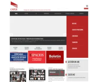 Colegioarquitectos.org.ar(Entre Rios) Screenshot