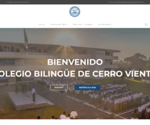 Colegiobilinguedecerroviento.com(Colegio Bilingüe de Cerro Viento) Screenshot