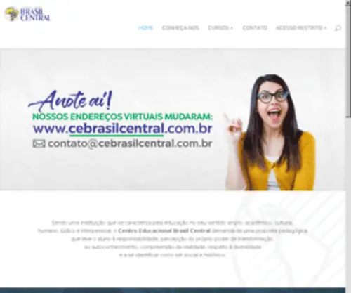 Colegiobrasilcentral.com.br(Colégio Brasil Central) Screenshot