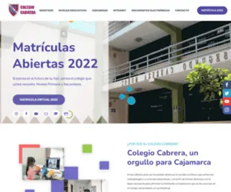 Colegiocabrera.edu.pe(Colegio Cabrera) Screenshot