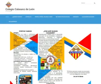 Colegiocalasanzleon.com(Colegio Calasanz de León) Screenshot