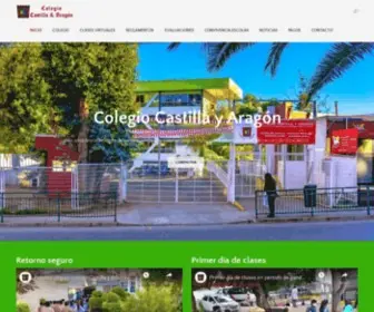 Colegiocastillayaragon.cl(Colegio Castilla & Aragón) Screenshot