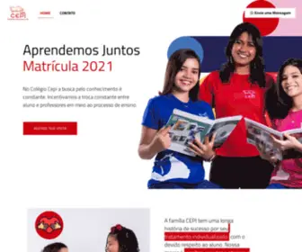 Colegiocepi.com.br(Colégio CEPI) Screenshot