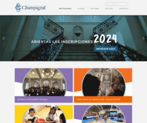 Colegiochampagnat.com.ar(Colegio Champagnat) Screenshot