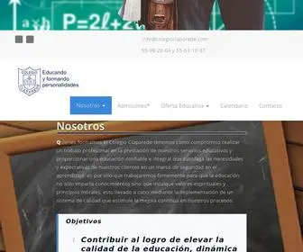 Colegioclaparede.com(Colegio Claparede) Screenshot