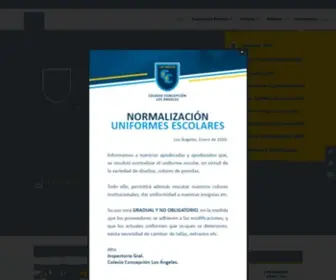 Colegioconcepcionlosangeles.cl(Inicio) Screenshot