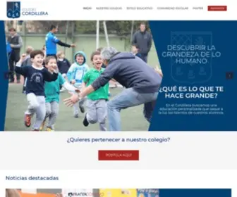 Colegiocordillera.cl(Sitio web oficial del Colegio Cordillera) Screenshot