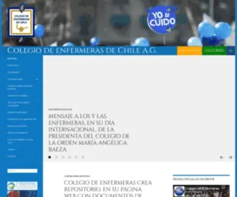 Colegiodeenfermeras.cl(Colegio de enfermeras de Chile A.G) Screenshot