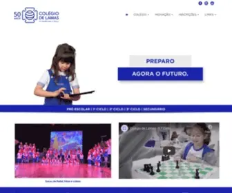 Colegiodelamas.com(Colégio de Lamas Pré) Screenshot