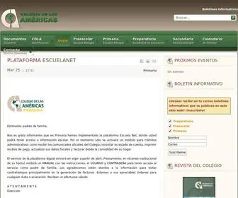 Colegiodelasamericas.edu.mx(Américas) Screenshot