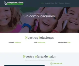 Colegioenlinea.co(Software académico Colegio en línea) Screenshot
