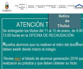 Colegiofernandodearagon.cl(Colegio Fernando de Aragón) Screenshot
