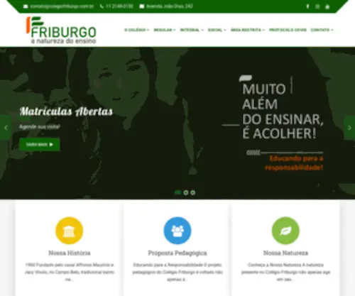 Colegiofriburgo.com.br(Colégio) Screenshot