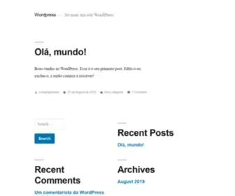 Colegiogouveia.com.br(Wordpress) Screenshot