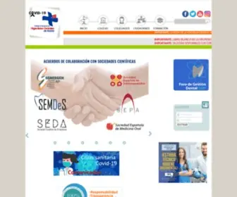 Colegiohigienistasmadrid.org(Colegio Profesional de Higienistas Dentales de Madrid) Screenshot
