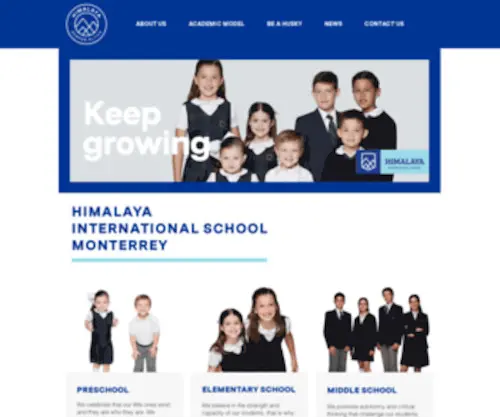 Colegiohimalaya.com(Himalaya is a Catholic school in San Pedro) Screenshot
