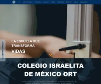 Colegioisraelita.edu.mx(CIM-ORT) Screenshot