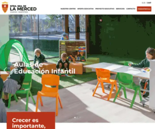 Colegiolamerced.org(Colegio Ntra) Screenshot