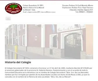 Colegiolamerced5051.com.ar(Colegio NºNuestra Señora de la Merced) Screenshot