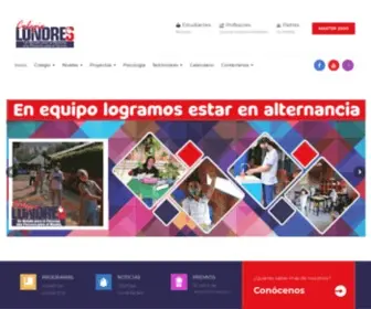 Colegiolondres.edu.co(Un mundo para la persona) Screenshot